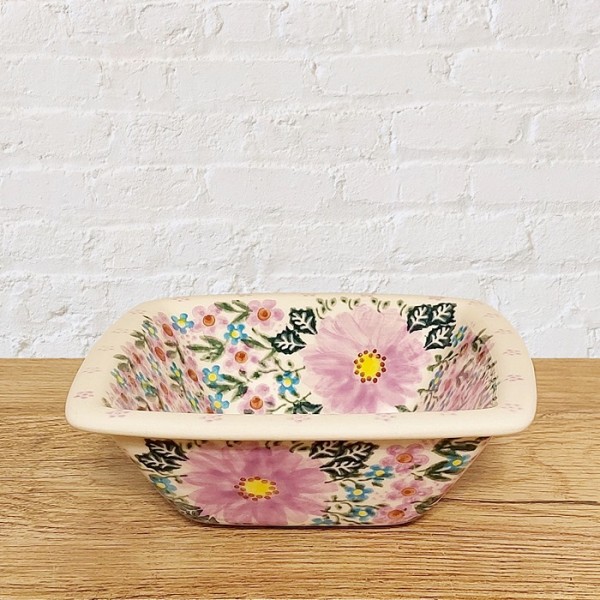 ポーリッシュポタリー VENA スクエアボウル16cm_V223-U208