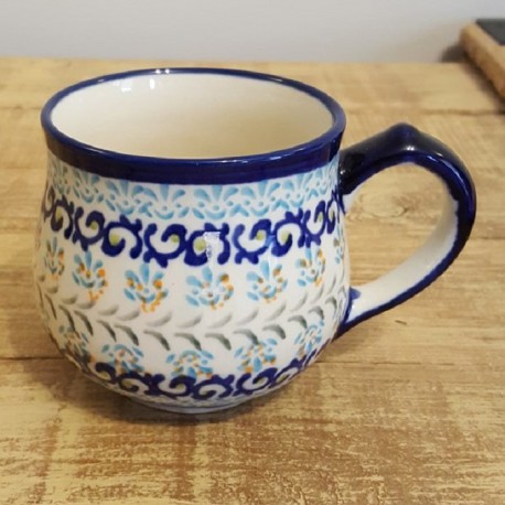 Zaklady Ceramiczne "BOLESLAWIEC"(ザクワディ)社製 ポーランド陶器 ﾎﾟｰﾗﾝﾄﾞﾏｸﾞｶｯﾌﾟ0.23L GU1472-1059A