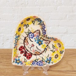 ポーリッシュポタリー VENA ハートプレート_V392-A1-590