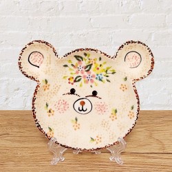 ポーリッシュポタリー VENA クマのお皿_V661-C124