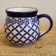 Manufaktura Bolesławiec (マヌファクトゥラ) 社製 マヌファクトゥラ社 （ボレスワヴィエツ陶器）マグカップ Ｓ (350ml) ポーランド陶器 K90-K90