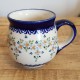 Manufaktura Bolesławiec (マヌファクトゥラ) 社製 マヌファクトゥラ社 （ボレスワヴィエツ陶器）マグカップ Ｓ (350ml) ポーランド陶器 K90-P316