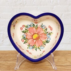 ポーリッシュポタリー VENA ハートボウル16cm_V069-U496