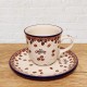 ポーリッシュポタリー CERAMIKA ARTYSTYCZNA マグカップ ＆ ソーサー180ml_CA775-2391X