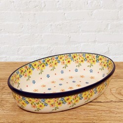 ポーリッシュポタリー CERAMIKA ARTYSTYCZNA グラタン皿24cm_CA299-2225X