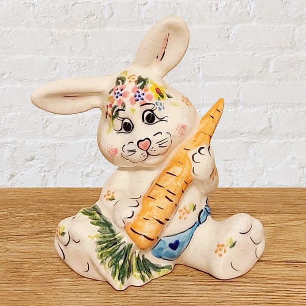 ポーリッシュポタリー VENA うさぎの置物_V610-C124