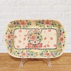 ポーリッシュポタリー VENA 長皿(深め)23cm_V107-A1-589