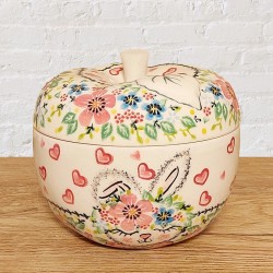 ポーリッシュポタリー VENA りんごポット_V356-A1-589