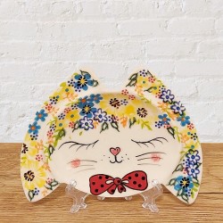 ポーリッシュポタリー VENA 豆皿13.5cm_V662-A1-590