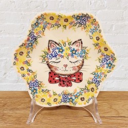 ポーリッシュポタリー VENA 花びら型ボウル17cm_V445-A1-590