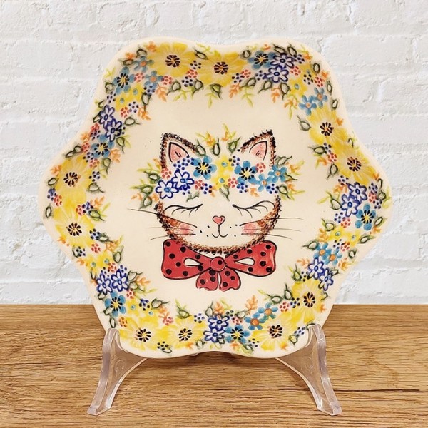 ポーリッシュポタリー VENA 花びら型ボウル17cm_V445-A1-590