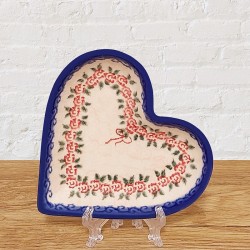 ポーリッシュポタリー VENA ハートプレート_V392-U455