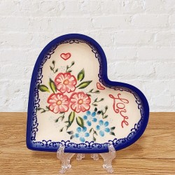 ポーリッシュポタリー VENA ハートプレート_V392-C125