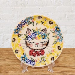 ポーリッシュポタリー VENA 豆皿φ10cm_V372-A1-590