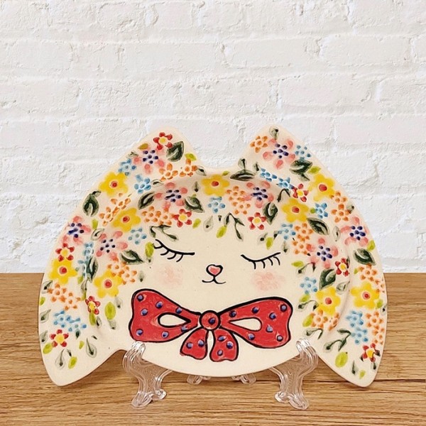 ポーリッシュポタリー VENA 豆皿13.5cm_V662-C124