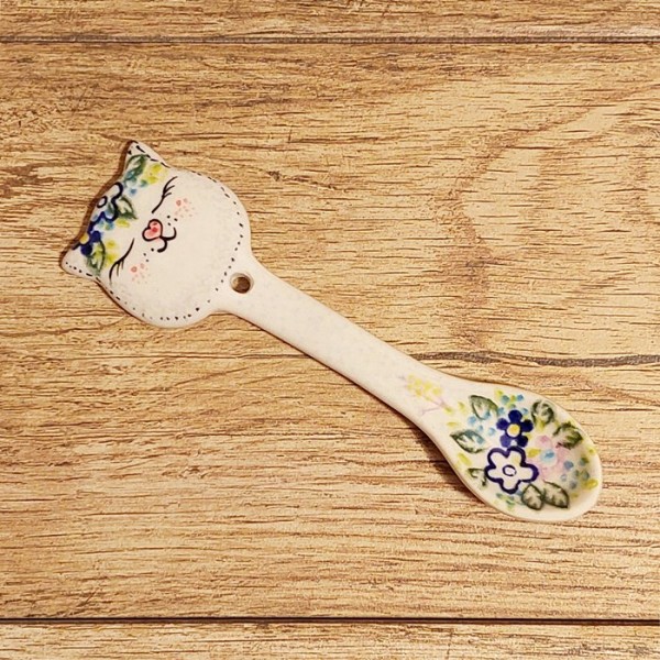 ポーリッシュポタリー VENA 猫スプーン_V516-A574