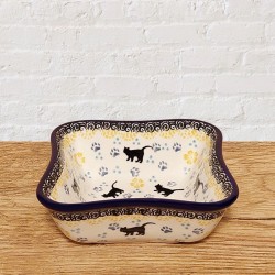 ポーリッシュポタリー CERAMIKA ARTYSTYCZNA スクエア ボウル11.5cm_CA657-2153X