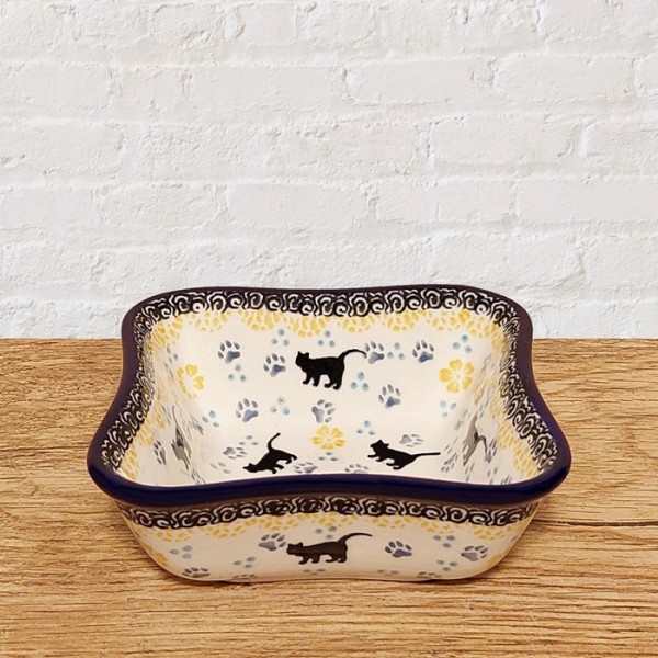 ポーリッシュポタリー CERAMIKA ARTYSTYCZNA スクエア ボウル11.5cm_CA657-2153X