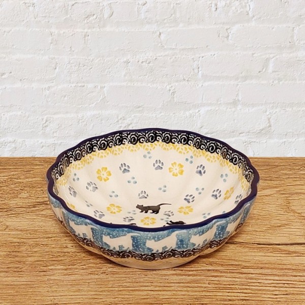 ポーリッシュポタリー CERAMIKA ARTYSTYCZNA フリルボウル11.5cm_CA23-2153X