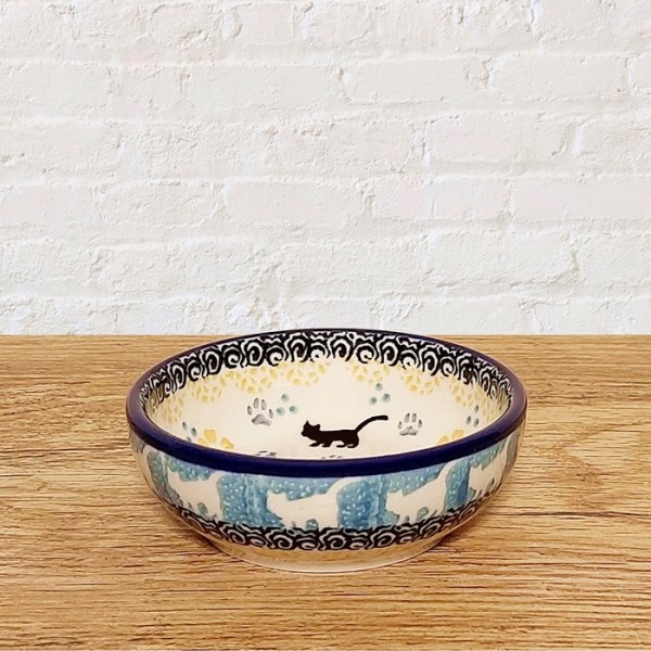 ポーリッシュポタリー CERAMIKA ARTYSTYCZNA 薬味皿φ9cm_B88-2153X