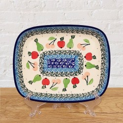 ポーリッシュポタリー CERAMIKA ARTYSTYCZNA スクエアディッシュ18cm_CA159-2724X