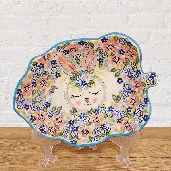 ポーリッシュポタリー VENAリーフボウル21cm_V160-A574