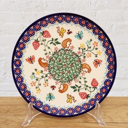 ポーリッシュポタリー MILLENA 平皿19cm_M401-U82