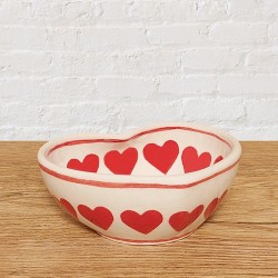 ポーリッシュポタリー MANUFAKTURA ハート型ボウル_M187-SR