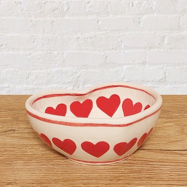 ポーリッシュポタリー MANUFAKTURA ハート型ボウル_M187-SR