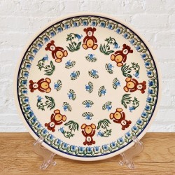 ポーリッシュポタリーCERAMIKA ARTYSTYCZNA平皿20cm_CA337-1137X