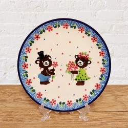 ポーリッシュポタリーARTYSTYCZNAプレート小φ12cm_CAD21-U4889