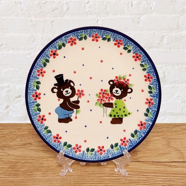 ポーリッシュポタリーARTYSTYCZNAプレート小φ12cm_CAD21-U4889