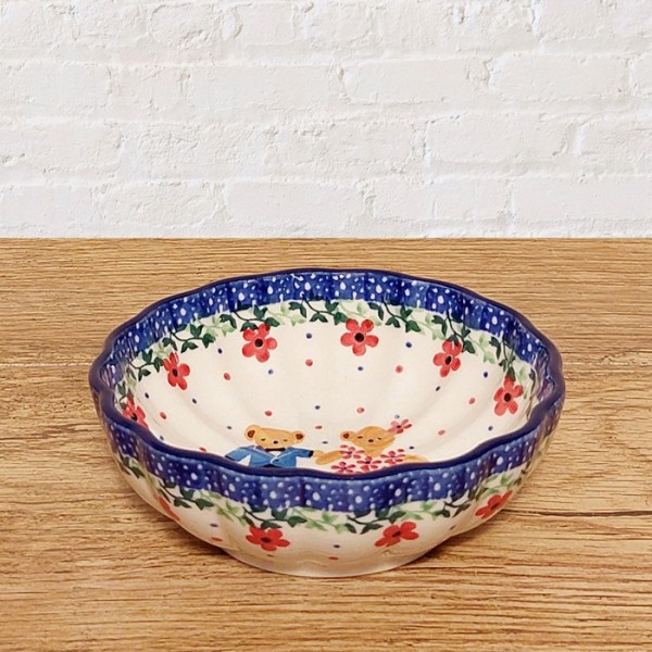 ポーリッシュポタリーARTYSTYCZNAフリルボウルφ11.5_CA23-U4946