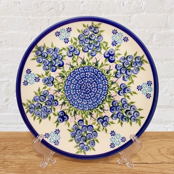 ポーリッシュポタリーKALICH平皿19.5cm_K1102-U224