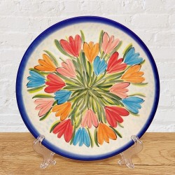 ポーリッシュポタリーVENA平皿19cm.V132-A1-565