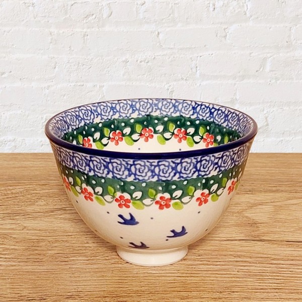 ポーリッシュポタリーARTYSTYCZNAお茶碗φ10.5cm_CAC12-4896X