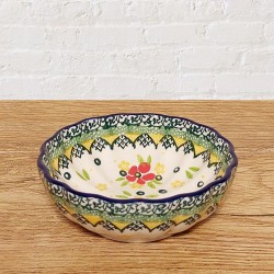 ポーリッシュポタリーARTYSTYCZNAフリルボウルφ12cm_CA23-2357X