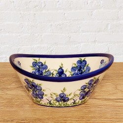 ポーリッシュポタリー KALICH ボウル (舟形)14.5cm_K487-U224