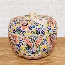 ポーリッシュポタリー VENA りんごポット_V356-A574