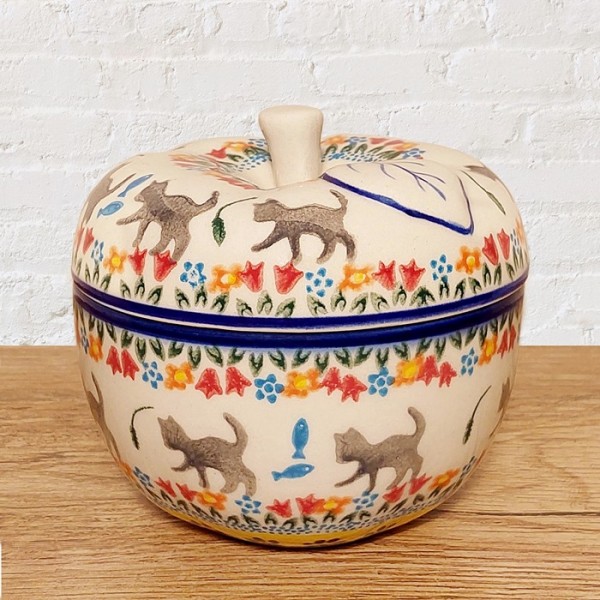 ポーリッシュポタリーVENAりんごポット_V356-U332