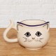 ポーリッシュポタリーCERAMIKA ARTYSTYCZNA猫の形をしたマグカップ250ml_CAH14-375MX