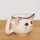 ポーリッシュポタリーCERAMIKA ARTYSTYCZNA猫の形をしたマグカップ250ml_CAH14-375MX