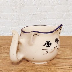 ポーリッシュポタリーCERAMIKA ARTYSTYCZNA猫の形をしたマグカップ250ml_CAH14-375MX