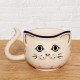 ポーリッシュポタリーCERAMIKA ARTYSTYCZNA猫の形をしたマグカップ250ml_CAH14-2133X