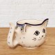 ポーリッシュポタリーCERAMIKA ARTYSTYCZNA猫の形をしたマグカップ250ml_CAH14-2133X