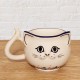ポーリッシュポタリーCERAMIKA ARTYSTYCZNA猫の形をしたマグカップ250ml_CAH14-U4892