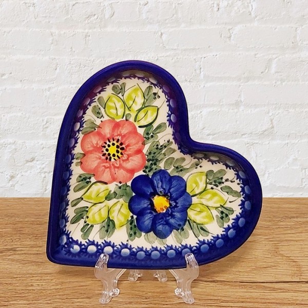 ポーリッシュポタリー VENA ハートプレート_V392-A512