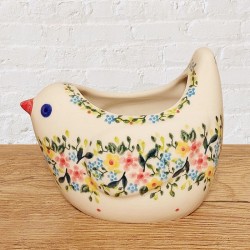 ポーリッシュポタリー VENA 鳥型小物入れ480ml_V562-C119