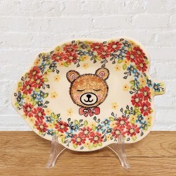 ポーリッシュポタリー VENA リーフボウル21cm_V160-A631