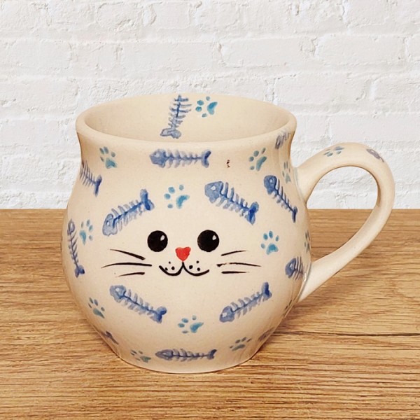 ポーリッシュポタリー MOJA FAKTORIA ポーランドマグカップ250ml_MF18-P2-01N